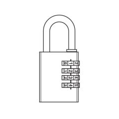 Defender by Squire Combination Padlock - 40mm