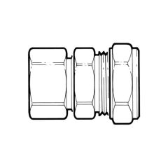 AutoFlare® Straight Compression - DN15 x 15mm