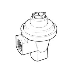 Domestic Angle Meter Regulator with UPSO - 3/4"