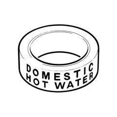 Domestic Hot Water Tape - 36mm x 33m