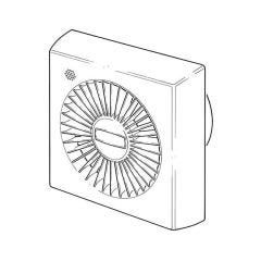 Domus Axial Fan with Humidistat & Timer - 150mm