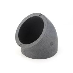 Domus Easipipe 45° Bend Insulation - 150mm Dark Grey