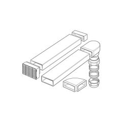 Domus MegaDuct 220 Flat Channel Ducting Kit