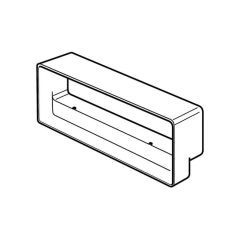 Domus Supertube to MegaDuct Adaptor - White