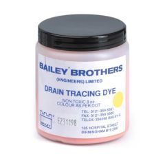 Drain Tracing Dye - 200g Yellow