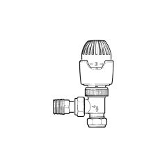 Drayton RT212 Angled TRV - 10mm