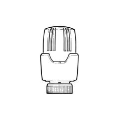 Drayton RT414 Thermostatic Radiator Valve Replacement Head (TRV)