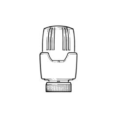 Drayton RT414 Thermostatic Radiator Valve Replacement Head