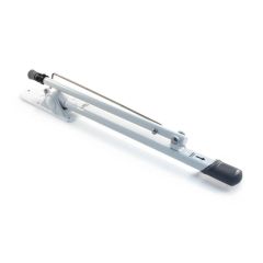 Dropdown Rail With Adjustable Leg - White