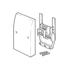 Dual Cooker Appliance Outlet Plate - 45A, White