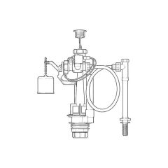 Easyflush Infrared Hands Free W.C. Cistern Valve