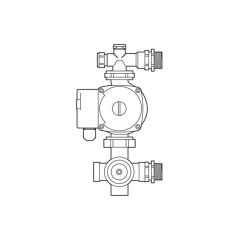 Ecomix Underfloor Heating Pump Mixer Set