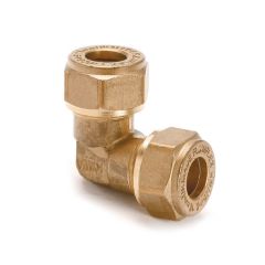 Elbow UK Compression - 5mm Brass