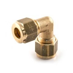 Elbow UK Compression - 6mm Brass