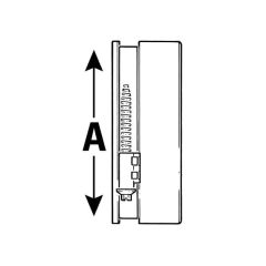 End Cap - A: 110 to 125mm