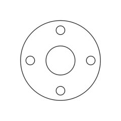 EPDM Gasket for Full Face - 2.1/2"/75 mm MDPE