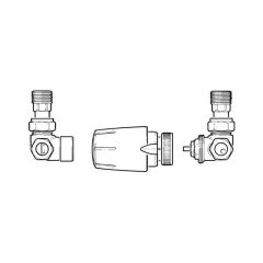 ERES Corner TRV Twin Pack - 15mm Chrome