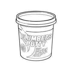 Everbuild Putty - Beige 750g Tub