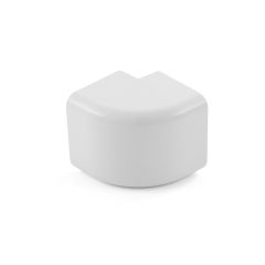 External Elbow - 80 x 60mm Pure White