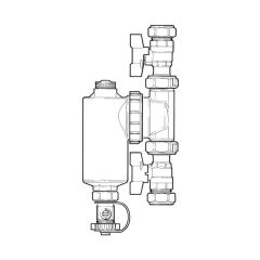 Fernox TF1 Omega Magnetic Filter - 22mm