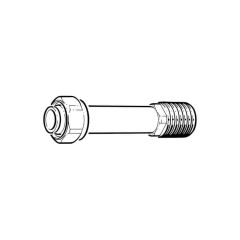 Radiator Valve Tail  Extension - 15 x 60mm