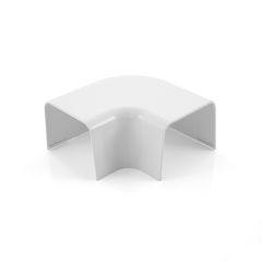 Flat Bend - 80 x 60mm Pure White 