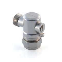 Flat Faced Angled Isolation Valve 15mm x 1/2" BSP PM