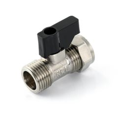 Flat Faced Straight Lever Op. Isolation Valve 15mm x 1/2" BSP PM