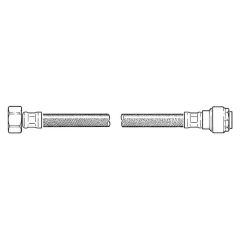 Flexible Tap Connector - 1/2" x 15mm x 300mm