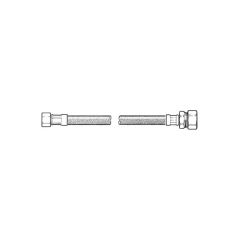Flexible Tap Connector - 1/2" x 15mm x 600mm