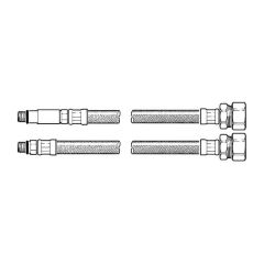 Flexible Tap Connector - M12 x 15mm x 300mm