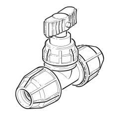 FloPlast Below Ground Stopcock - 32mm MDPE