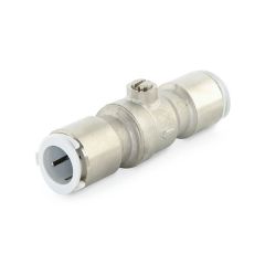 FloPlast FloFit+ Push-fit Isolating Valve - 15mm Chrome