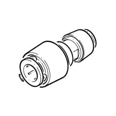 FloPlast FloFit+ Push-fit Reducing Coupler - 15 x 10mm