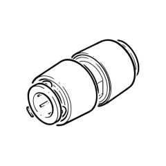 FloPlast FloFit+ Push-fit Straight Coupler - 10mm