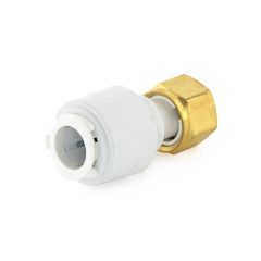 FloPlast FloFit+ Straight Tap Connector - 1/2" BSP x 15mm