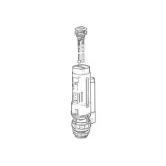 Fluidmaster PRO820UK Mechanical Dual Flush Valve