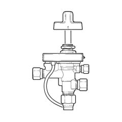 Gas Control Valve Tap with Flame Supervision & Piezo