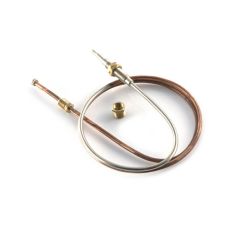 Gas Fire Thermocouple - 900mm Nickel Plated