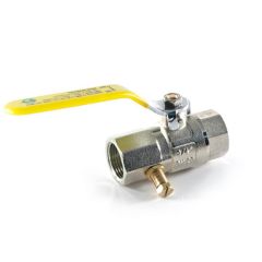 Gas Lever Ball Valve with Test Point - 1" BSP TF