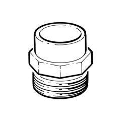 Gas Meter Adaptor - 3/4" BS 746 M x 22mm