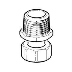 Gas Meter Union - 3/4" x 1"