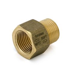 GASM8 NPT to BSP Adaptor - 1/2" BSP TF x 1/2" NP TM