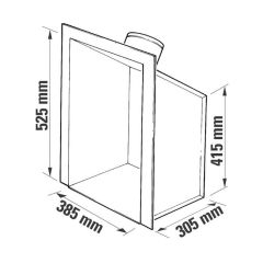 Schiedel GF Angled Flue Box for Gas Fires