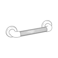 Grab Rail, Plastic - White, 18"