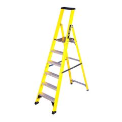 GRP Platform Step Ladder - 6 Treads