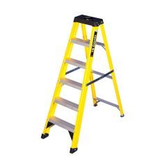 GRP Swingback Step Ladder - 6 Treads