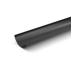 Half Round Gutter - 112mm x 2m Black