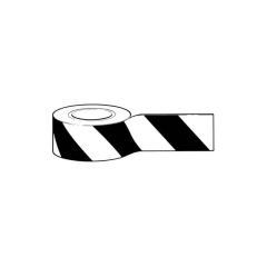 Hazard Barrier Tape - 70mm x 500m Red/White