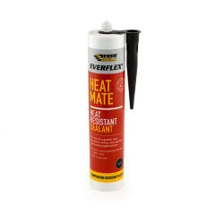 Heatmate Silicone Sealant High Temp Black - 295ml